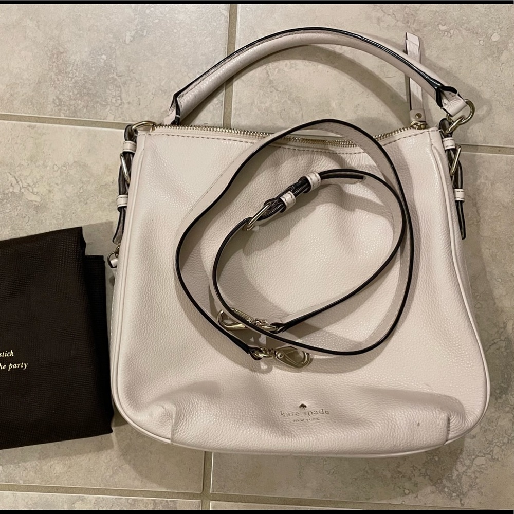 Kate Spade Nude Leather Crossbody Bag